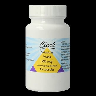 Clark Selenium 500mcg (Natrium Seleniet) 45 Capsules