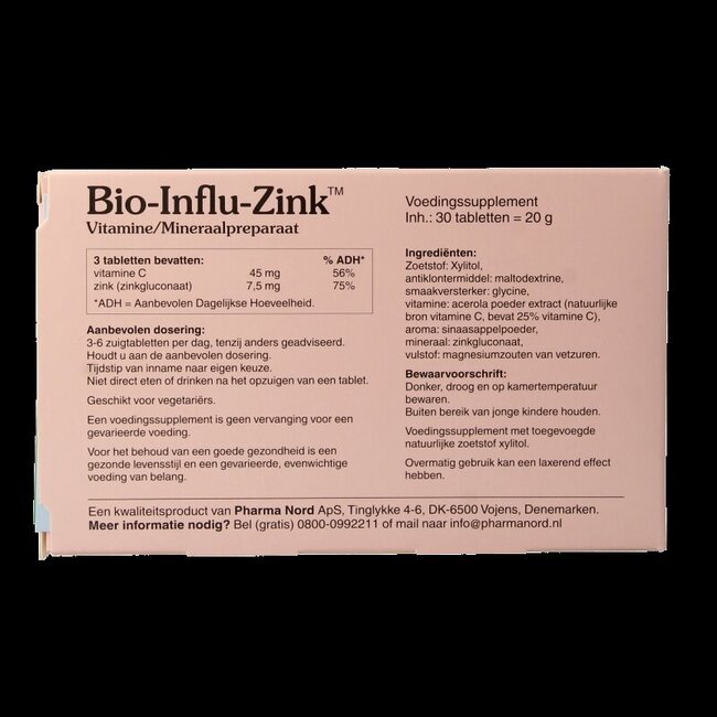 Bio influ zink 30 Tabletten
