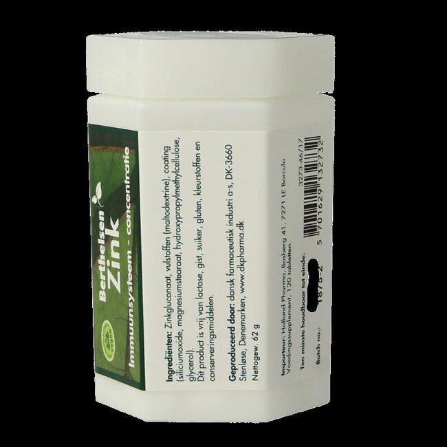 Zink gluconaat 20mg 120 Tabletten