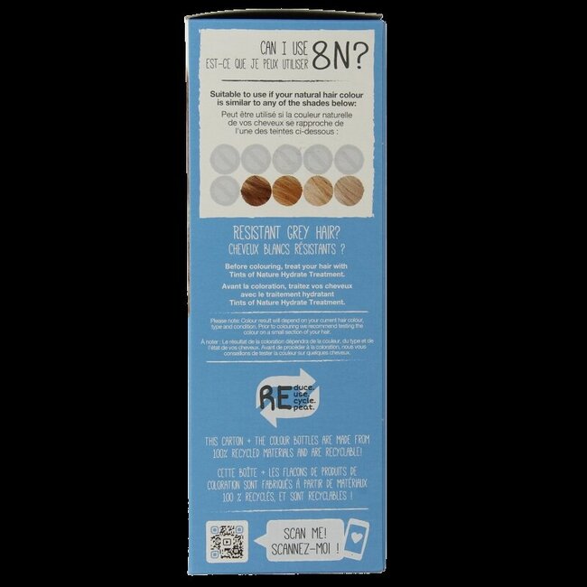 8N blond naturel 1 kit