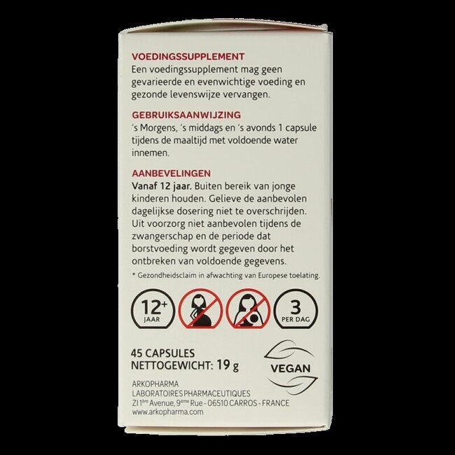 Aubépine bio 45 Gélules