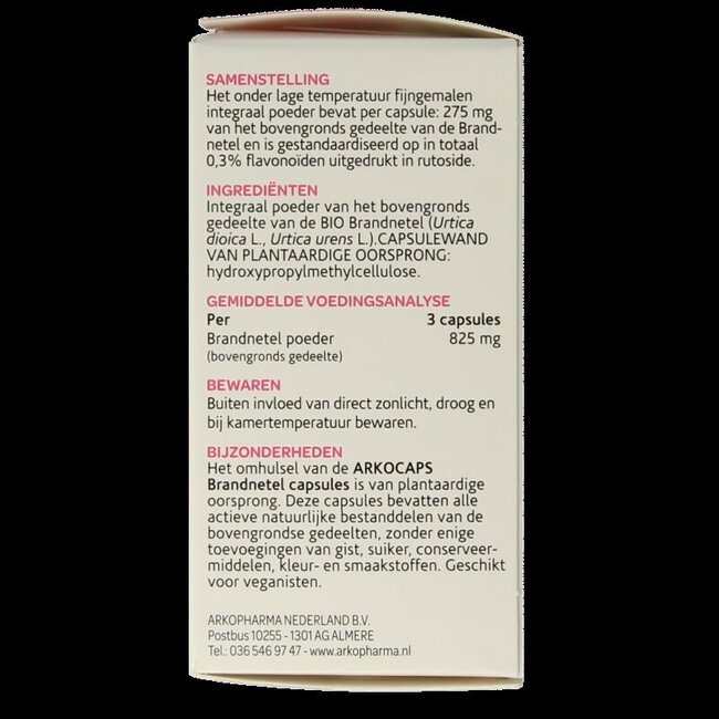 Brandnetel bio 45 Capsules