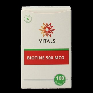 Vitals Biotine 500 mcg 100 Capsules
