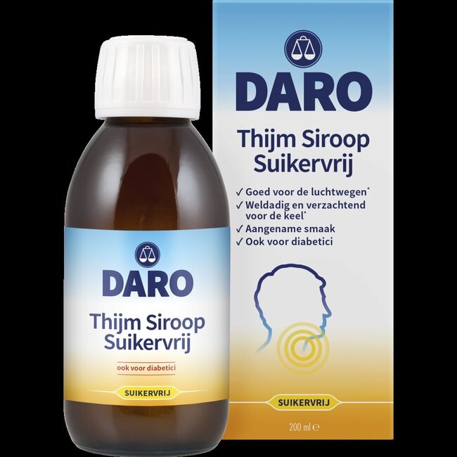 Thijmsiroop suikervrij 200 Milliliter