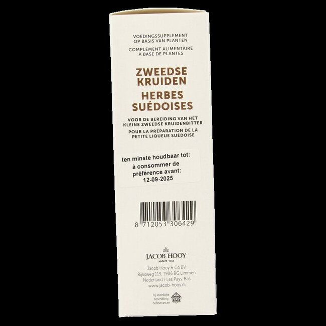 Herbes suédoises petit format avec camphre 90,2 g