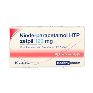 Healthypharm Paracétamol enfant 120 mg 10 suppositoires