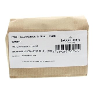 Jacob Hooy Racine de valériane coupée 250 g