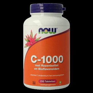 NOW Vitamine C-1000 met rozenbottel en bioflavonoiden 250 Tabletten