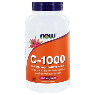 NOW Vitamine C 1000 mg avec bioflavonoïdes - 250 gélules végétales