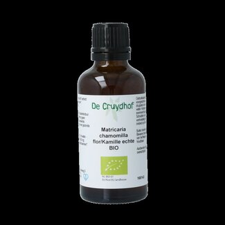 Cruydhof Matricaria chamomilla fl / kamille tinctuur bio 50 Milliliter