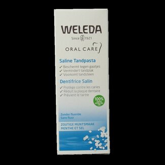 Weleda Oral care saline tandpasta 75 Milliliter