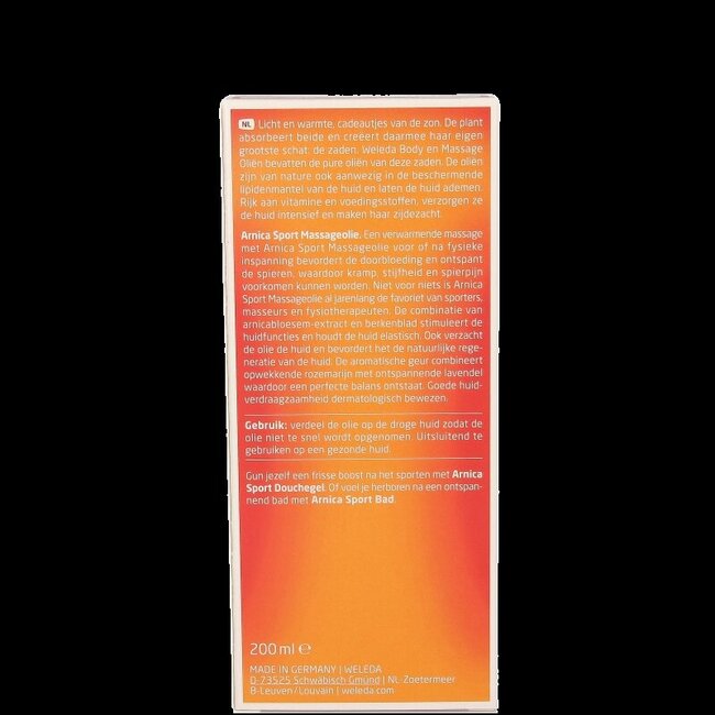 Arnica sport massageolie 200 Milliliter
