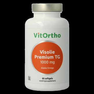 VitOrtho Huile de poisson premium TG 1000 mg 60 capsules molles