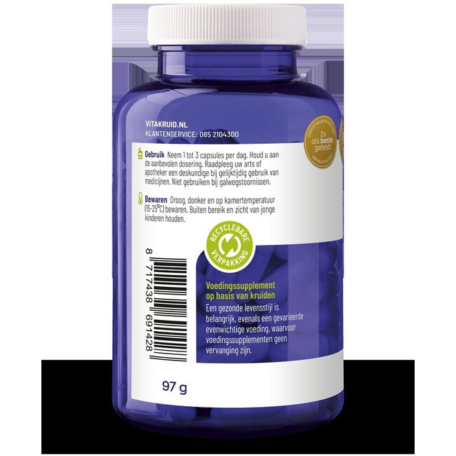 Curcuma C3-2X (95%  curcuminoiden) met Bioperine 120 Vegetarische capsules