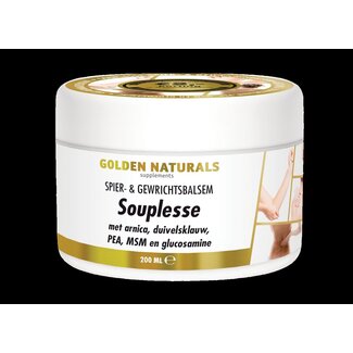 Golden Naturals Souplesse spier & gewrichtsbalsem 200 Milliliter