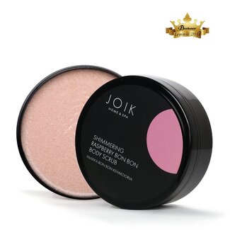 Joik Organics Gommage corps scintillant Raspberry BonBon 210 g