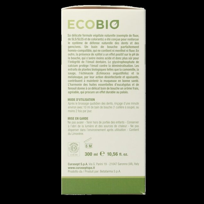 Bain de bouche EcoBio 300 ml