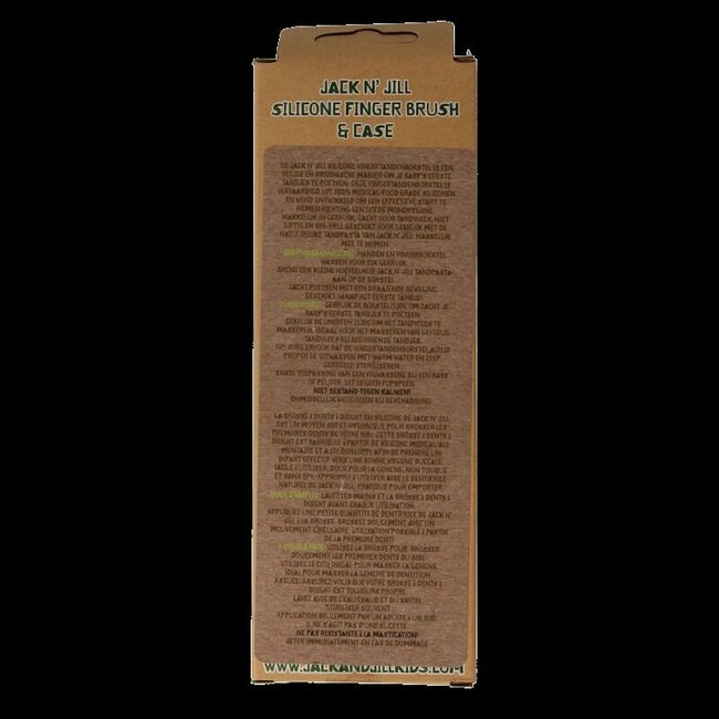 Silicone finger brush 2 Stuks