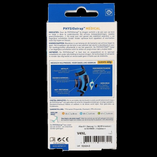 Knie medical maat L 41-44cm 1 Stuks