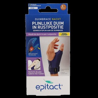 Epitact Orthèse de pouce nuit gauche taille S 1 pièce