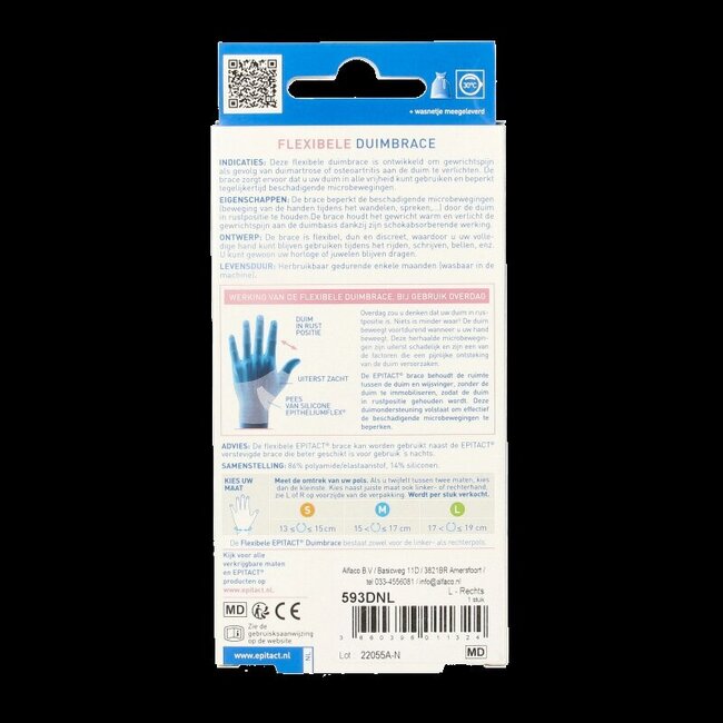 Duim orthese dag rechts maat L 1 Stuks