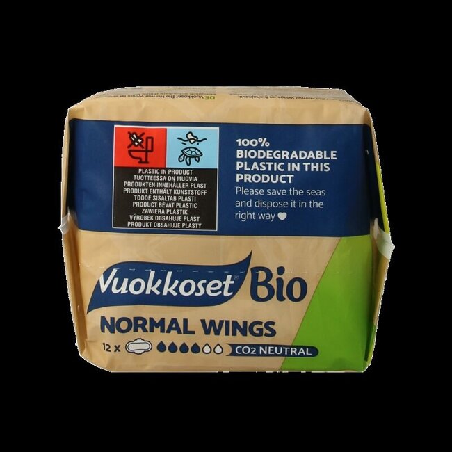Bio Maandverband normal wings 12 Stuks
