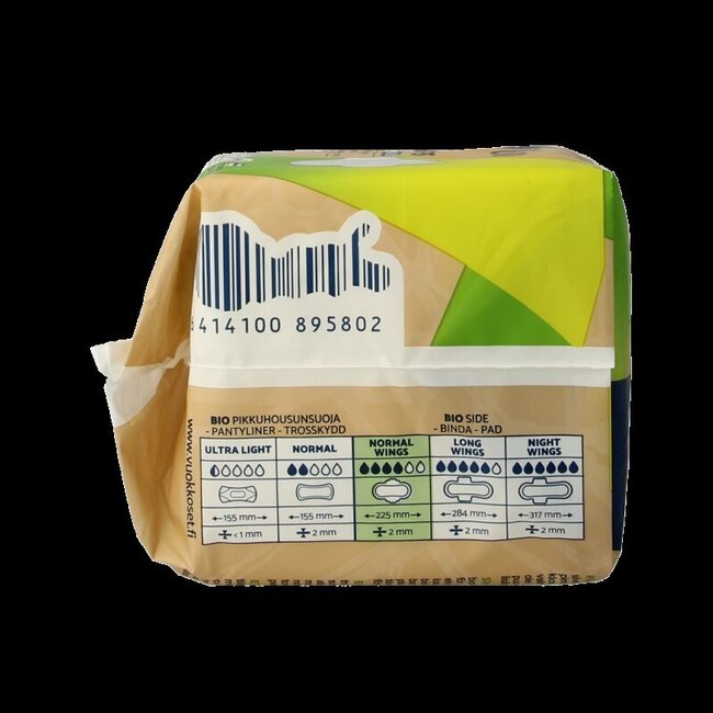 Bio Maandverband normal wings 12 Stuks