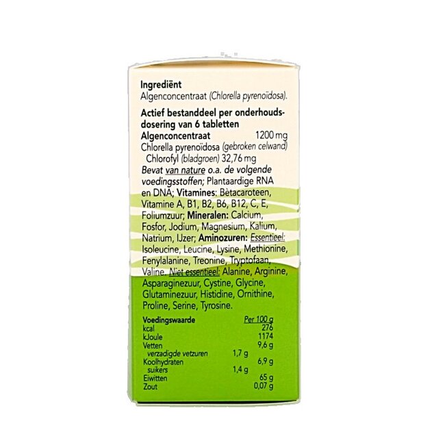 Chlorella vital green 200 comprimés