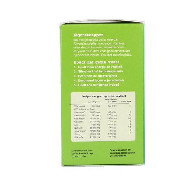 Green magma bio 320 Tabletten