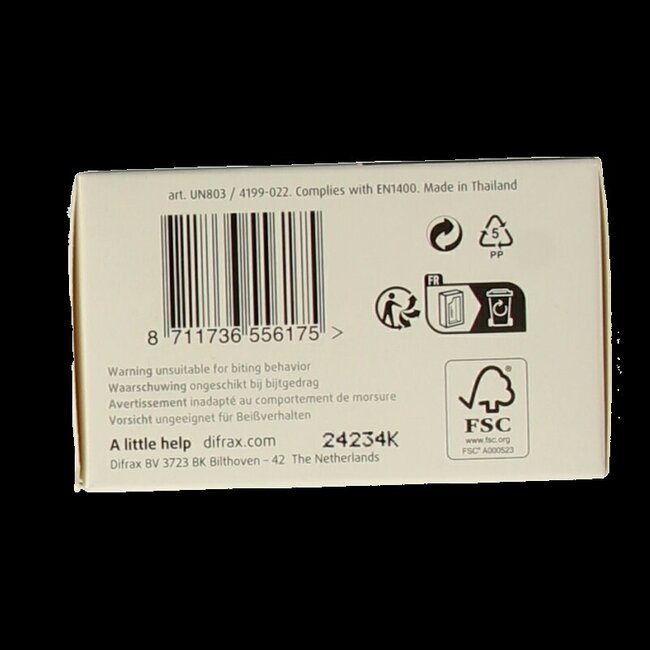 Fopspeen natural 18+ maanden assorti 1 Stuks