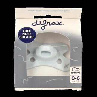 Difrax Sucette natural 0-6 mois assortie 1 pièce