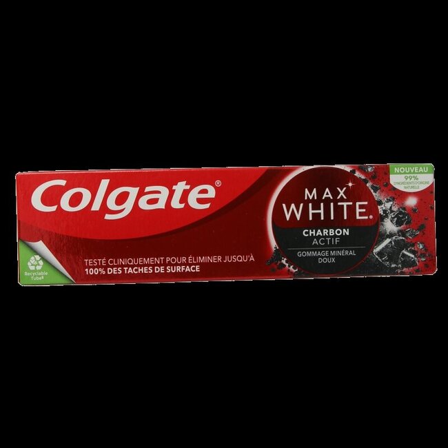 Dentifrice Max White Charcoal 75 ml