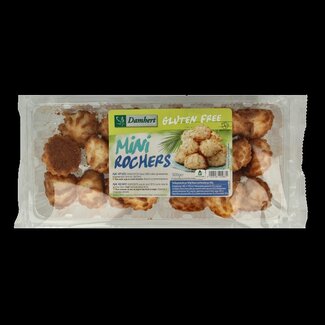 Damhert Mini kokosrotsen glutenvrij 300 Gram