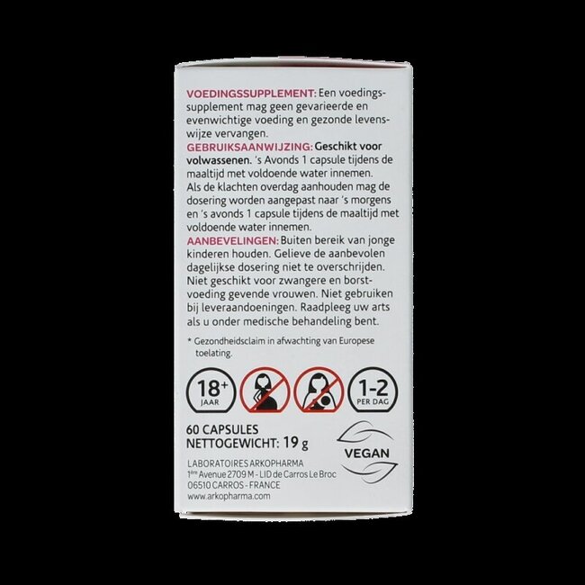 Actée à grappes noires 60 Gélules