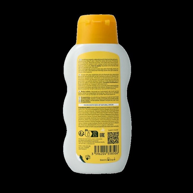 Lait corporel au Calendula pour bébé 200 ml