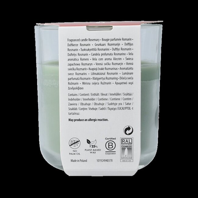 Bougie parfumée en verre 97/85 True Scents romarin 1 pièce