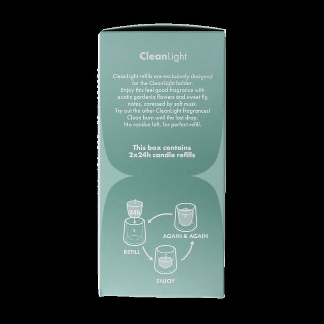 Recharge Clean Light Gardenia & Figue, lot de 2