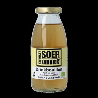 Kleinstesoepfabriek Drinkbouillon kip bio 245 Milliliter