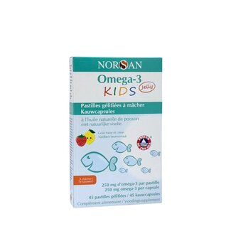 NORSAN Omega-3 kids jelly gummies 45 pièces