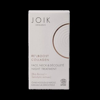 Joik Organics Soin de nuit re-boost collagène visage et cou 50 ml