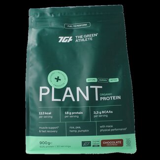 The Green Athlete Plant protein choco bio 900 Gram