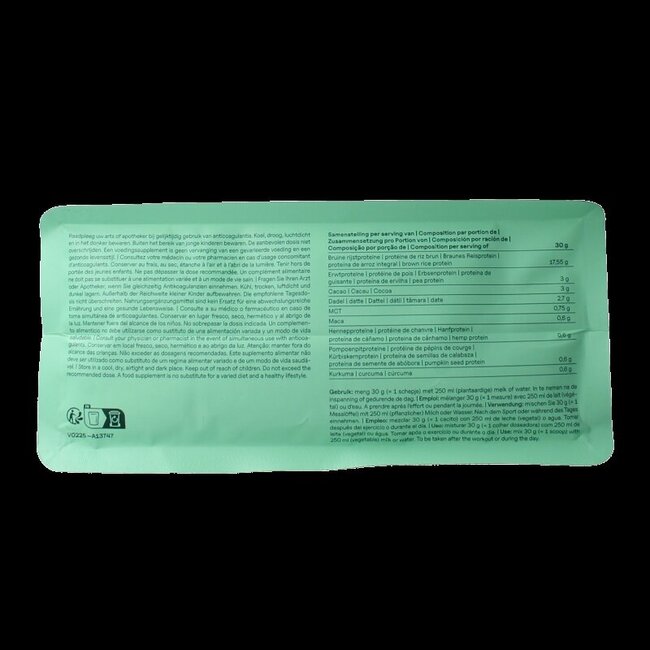 Protéine végétale bio chocolat 900 g