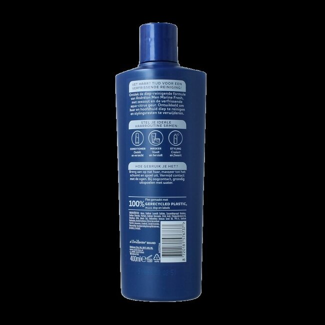 Shampoing homme usage quotidien 400 ml