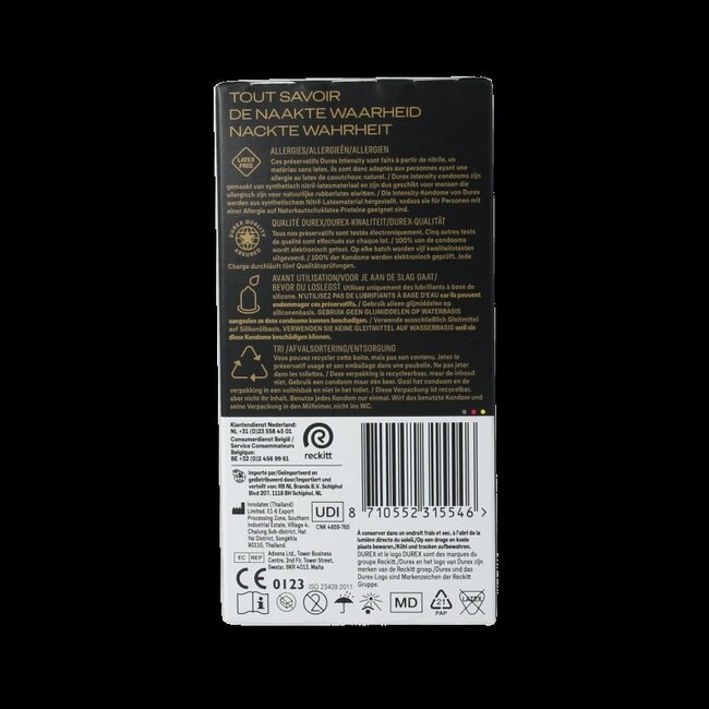 Préservatifs Intensity 5 unités