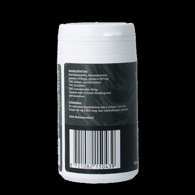 Capsules de CBD 20 mg 60 capsules