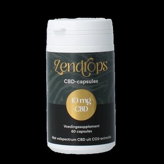Zendrops CBD capsules 10mg 60 Capsules
