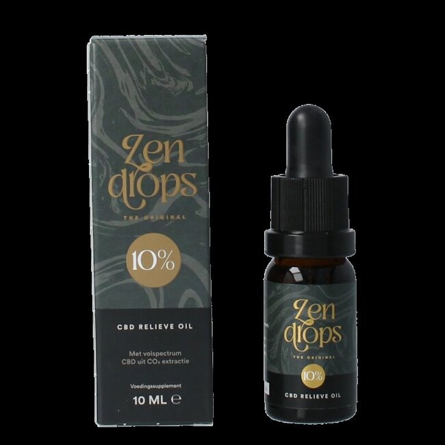 CBD relieve oil original 10% 10 Milliliter