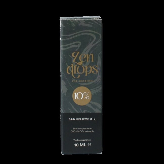 CBD relieve oil original 10% 10 Milliliter