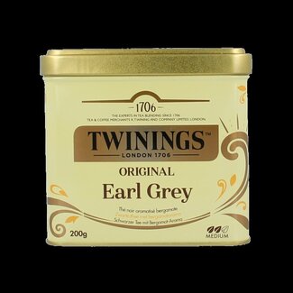 Twinings Thé Earl Grey en boîte 200 g