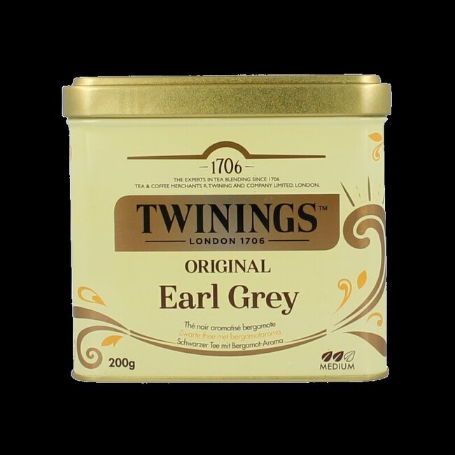 Earl grey thee blik 200 Gram